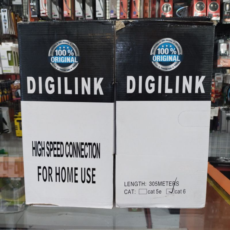 KABEL UTP LAN DIGILINK CAT 6E 305 METER