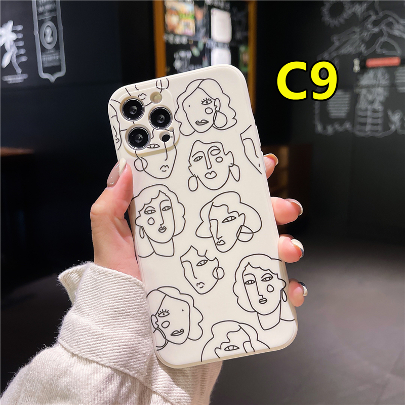 VIVO Y12 Y51 2020 Y72 Y30 Y91C Y91 Y31 2021 Y53 Y20 Y12S Y17 Y93 Y50 Y20S Y51A Y30i Y12i Y15 Y95 Y11 Y20i Y90 Y91i U10 Y70 Y1S Z3 Cute Cartoon Design Smartphone Casing Soft Case Cover-#C9
