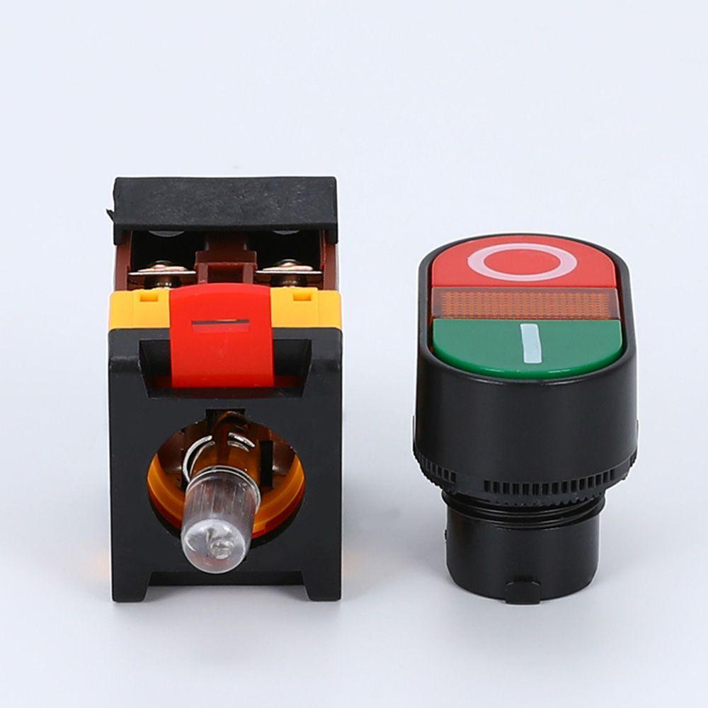 As-22 SOLIGHTER Tombol Tekan ON / OFF 1NO 1NC 24V / 220V / 380V