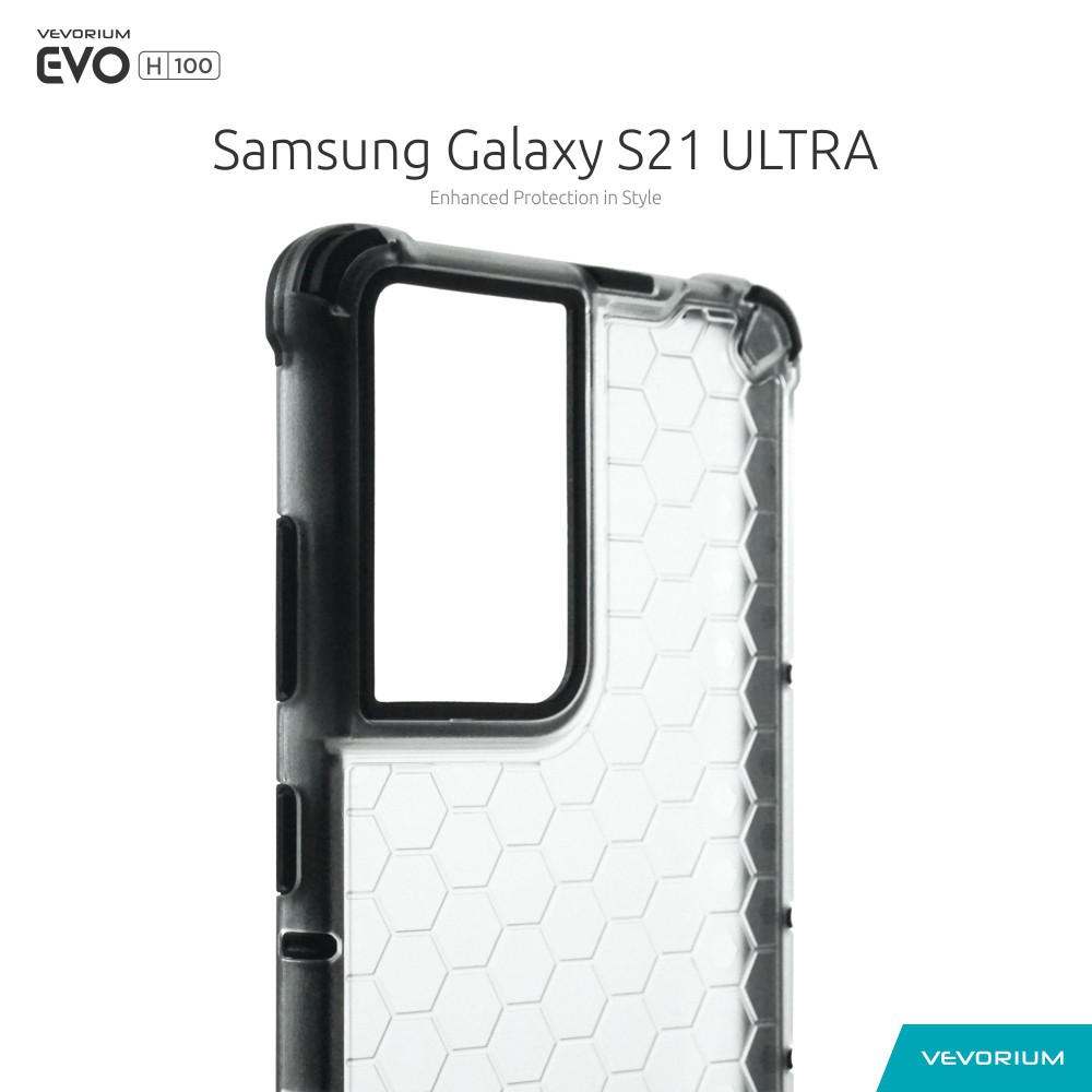 VEVORIUM EVO H100 Samsung Galaxy S21 ULTRA Hybrid Hard Case Soft case