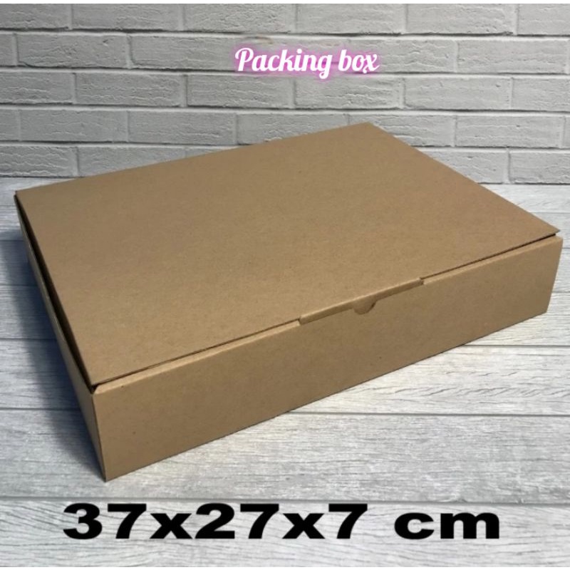 

kardus uk,37x27x7 cm box/karton die cut untuk packing dll