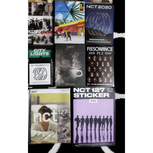 ALBUM ONLY EXO NCT STICKER OBSESSION RESONANCE BAMBI REGULAR IRREGULAR CITY LIGHT UNIVERSE FOR LIFE 