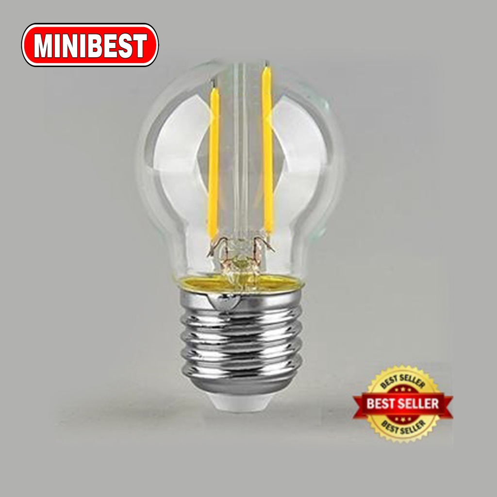 LAMPU LED Filamen 4 watt Edison 4w / Filament LED 4 w bulb 4watt e27 ST64 G45 C35 2W (MB555)