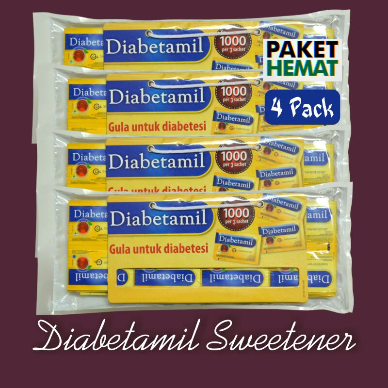 

Paket Hemat Gula Diabetamil Gula Diabetes (80x4)