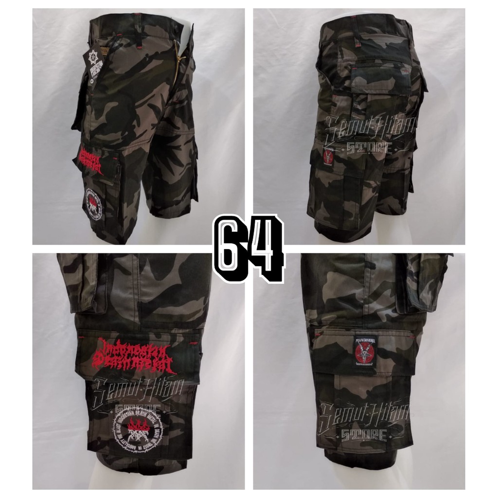 Celana Cargo Pendek Kempol Pendek PDL Army Doreng Musik Celana Cargo Pendek Kempol Pendek PDL Army Doreng Musik