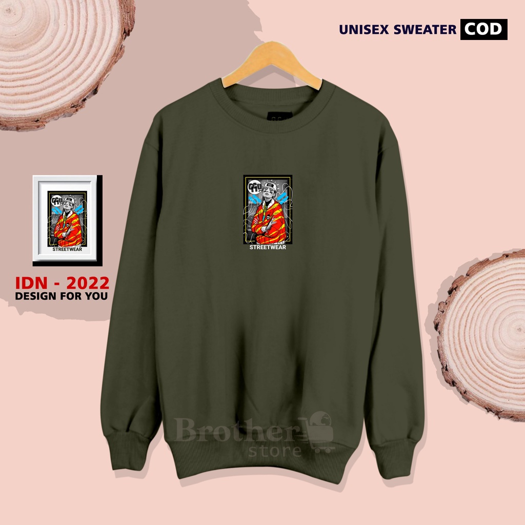 Brother Store - Sweater crewneck sweatshirt - STREETWEAR USA