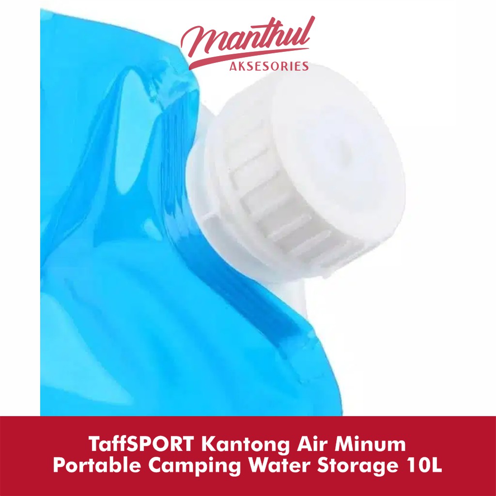 TaffSPORT Kantong Air Minum Portable Camping Water Storage 10L