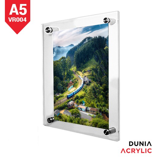 frame foto akrilik - bingkai foto akrilik A5 2+3mm - akrilik display