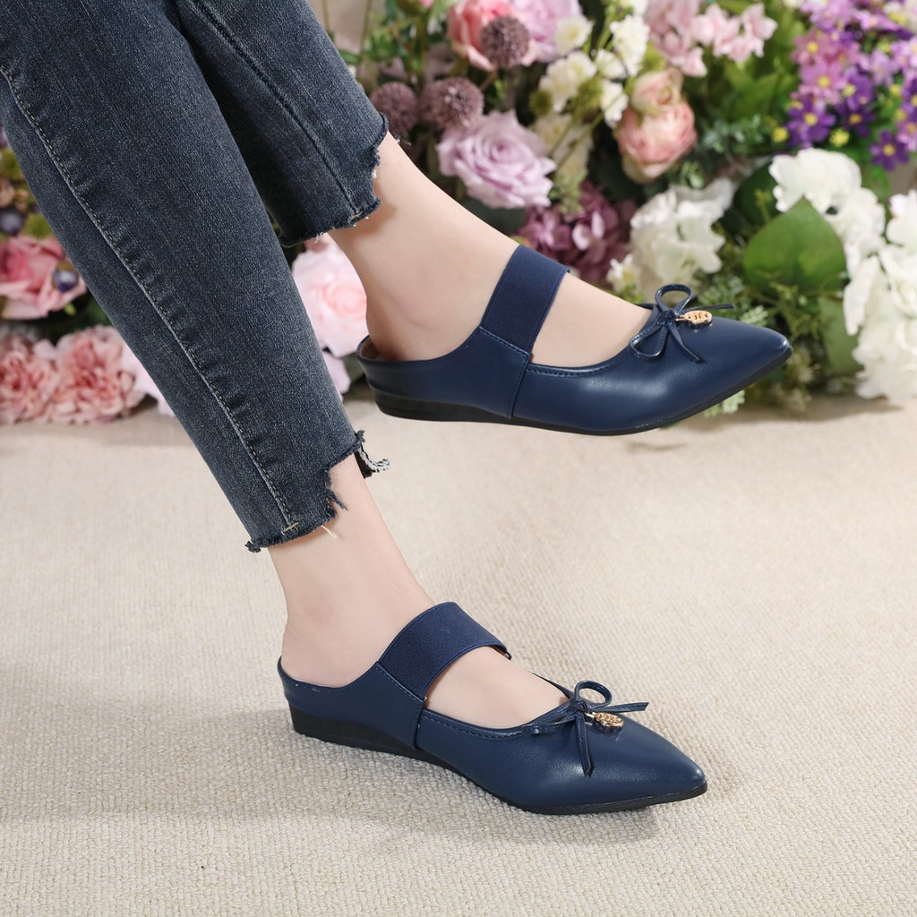 TB Leather Flat Heels Sandals 612-20