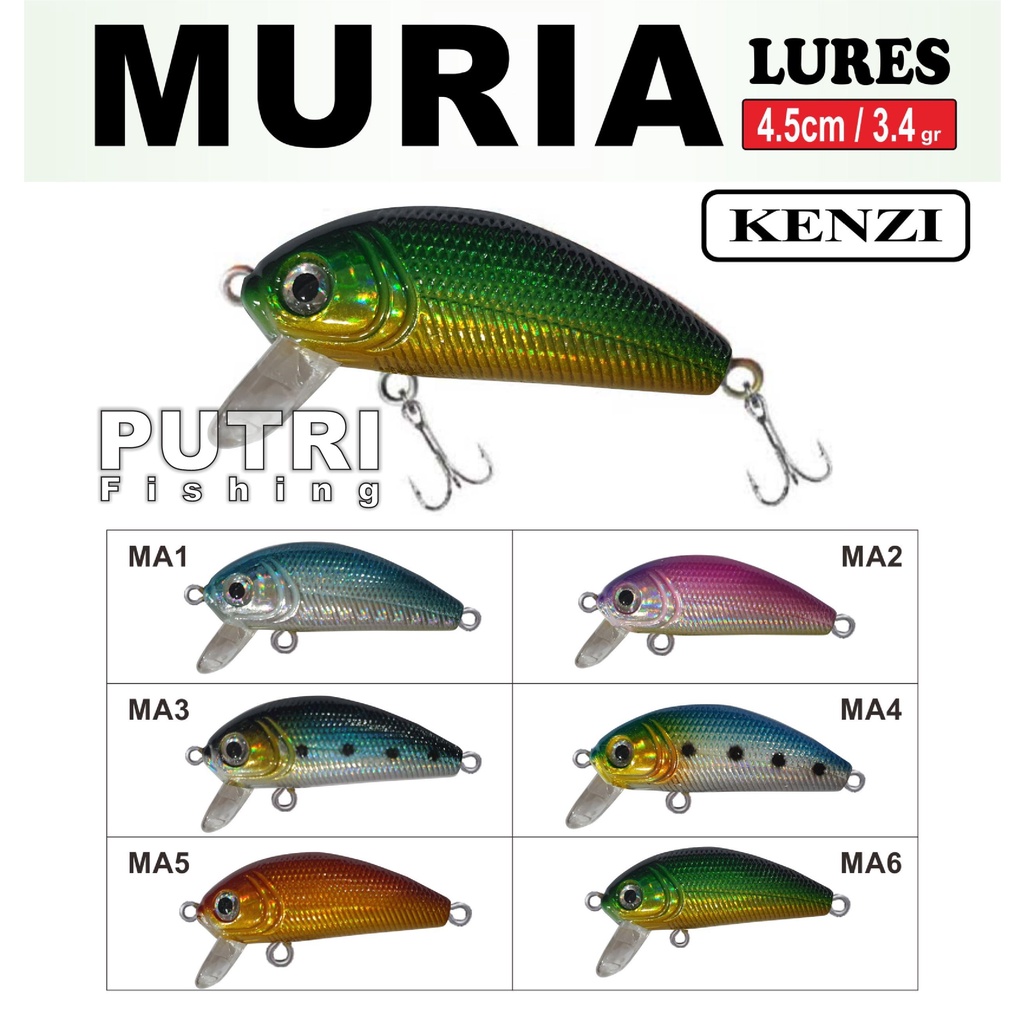 KENZI MURIA LURES 45mm 3.4gr