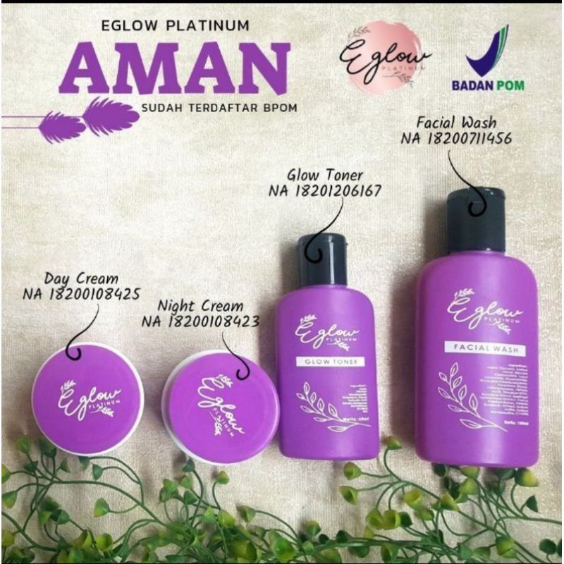 Eglow Platinum - Ultimate Series Eglow Platinum Original Paket Kecantikan Ber Bpom