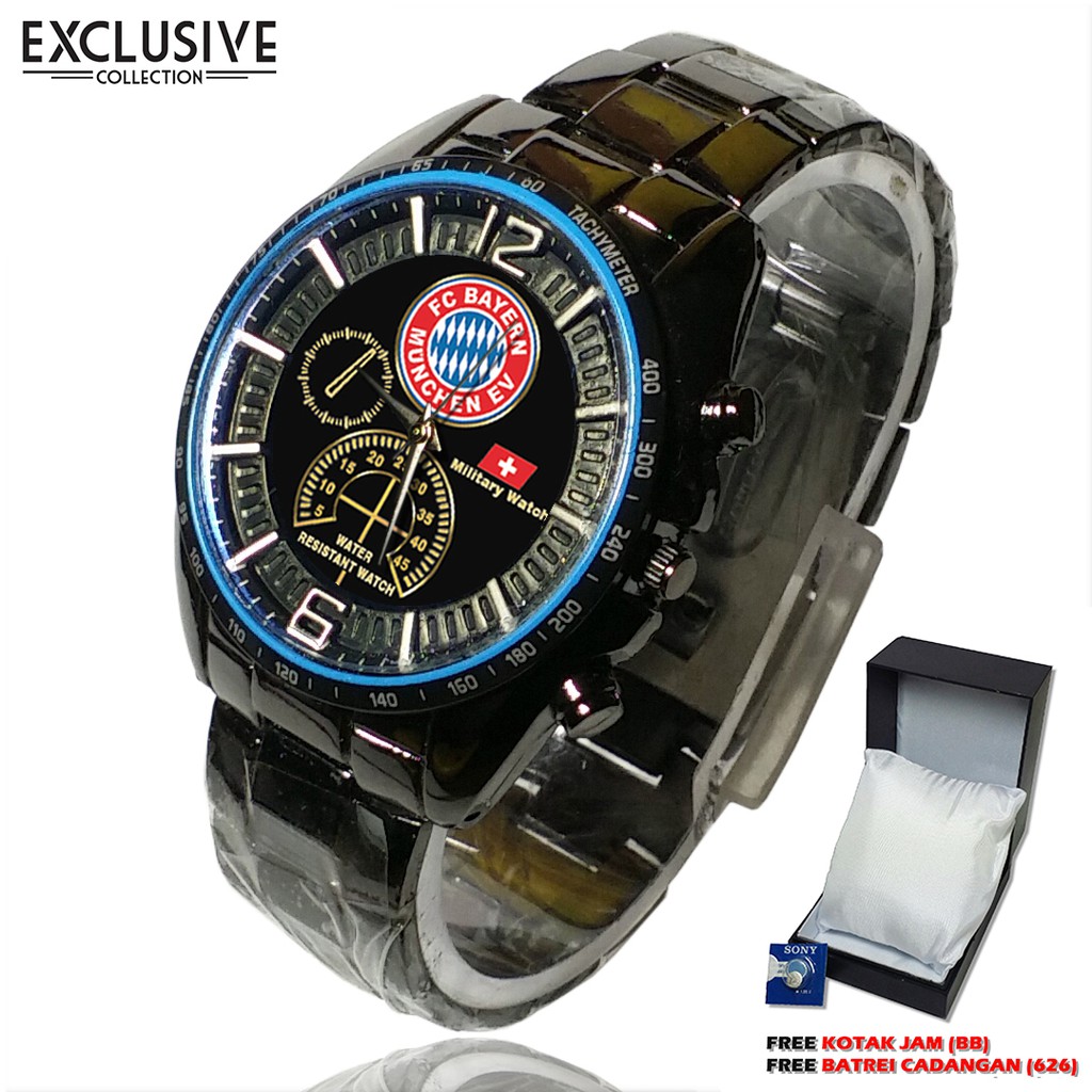 (Istimewa ) Jam BAYERN MUNCHEN Rantai Sport