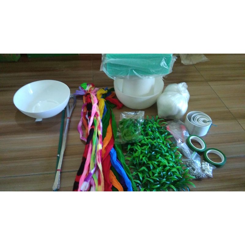 Grosir Batang Anggrek 1 batang/bahan bunga kain stoking untuk bunga stocking murah tebal