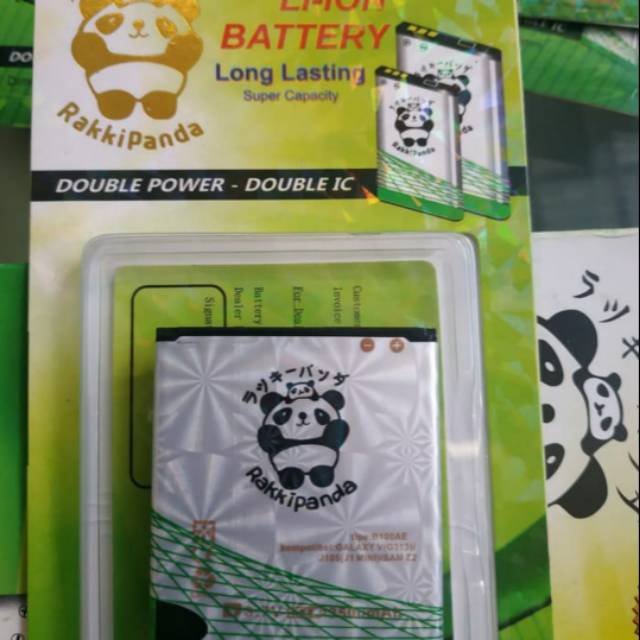 Baterai Batre Battery Rakkipanda B100AE Samsung Galaxy V G313 J1 Mini Z2 Ace 3 Ace 4 Star Plus