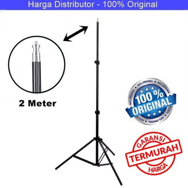 Tripod Stand 2,1 Meter 2.1 Meter 2 Meter 2,1M 2.1M Untuk Ringlight Ring light Kamera