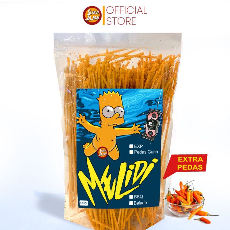 

Melidi Lidi Lidian Rasa Extra Pedas 130gr