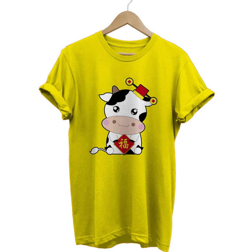 KAOS IMLEK SAPI CHUBBY LUCU BAJU SINCIA BAJU IMLEK KATUN COMBED 30S