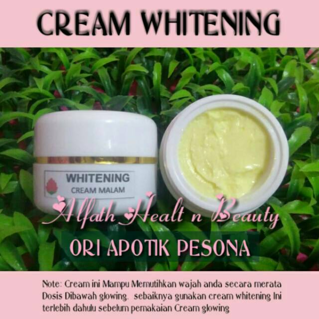 Cream Malam Whitening Farmasi Apotik Pesona Ori Shopee Indonesia