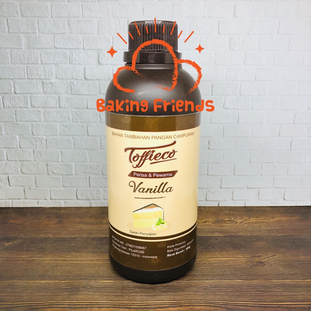 TOFFIECO VANILLA 500GR /PERISA PEWARNA PERASA VANILA TOFFIEKO TOFIECO