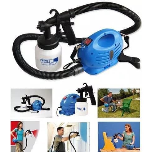 Paint Zoom Handheld Electric Spray Gun Kit Spray Gun Tool for Interior &amp; Exterior Home Painting HVLP