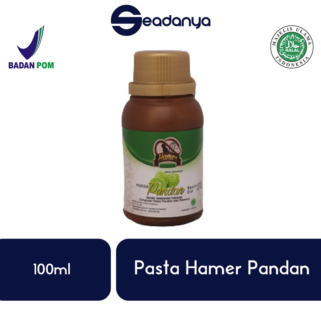 

Pasta Hamer Pandan - Perisa Pandan Bahan Tambahan Pangan 100gram (74ml)