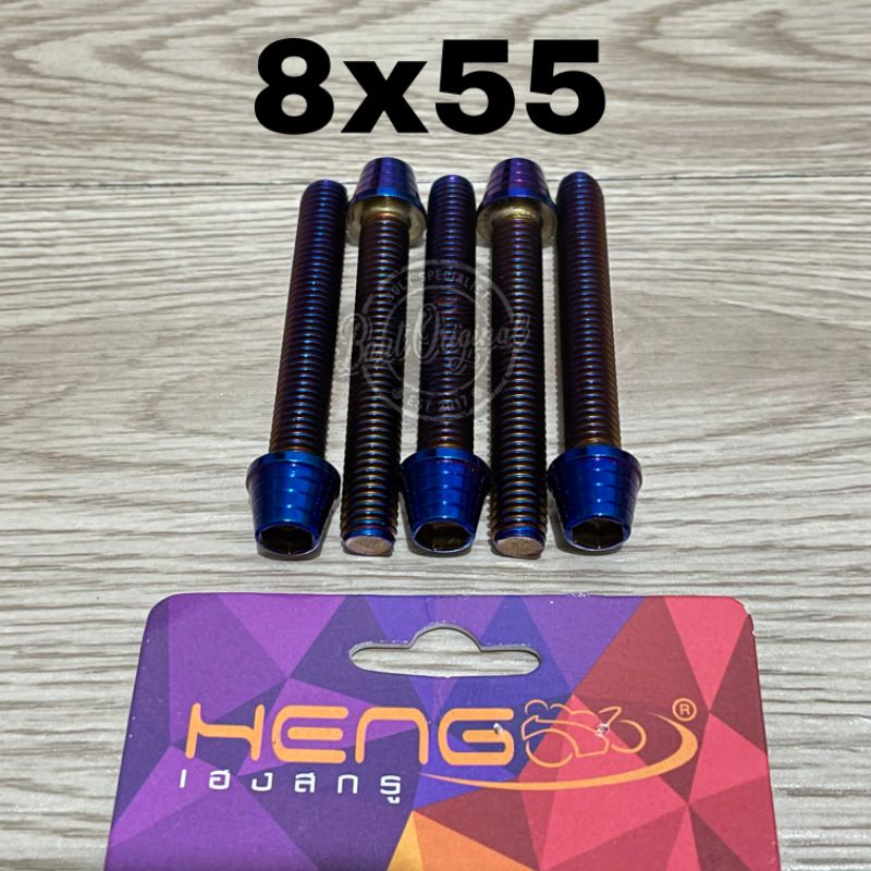 baut probolt kerucut blue 8x55 drat 12 panjang 5.5cm original heng