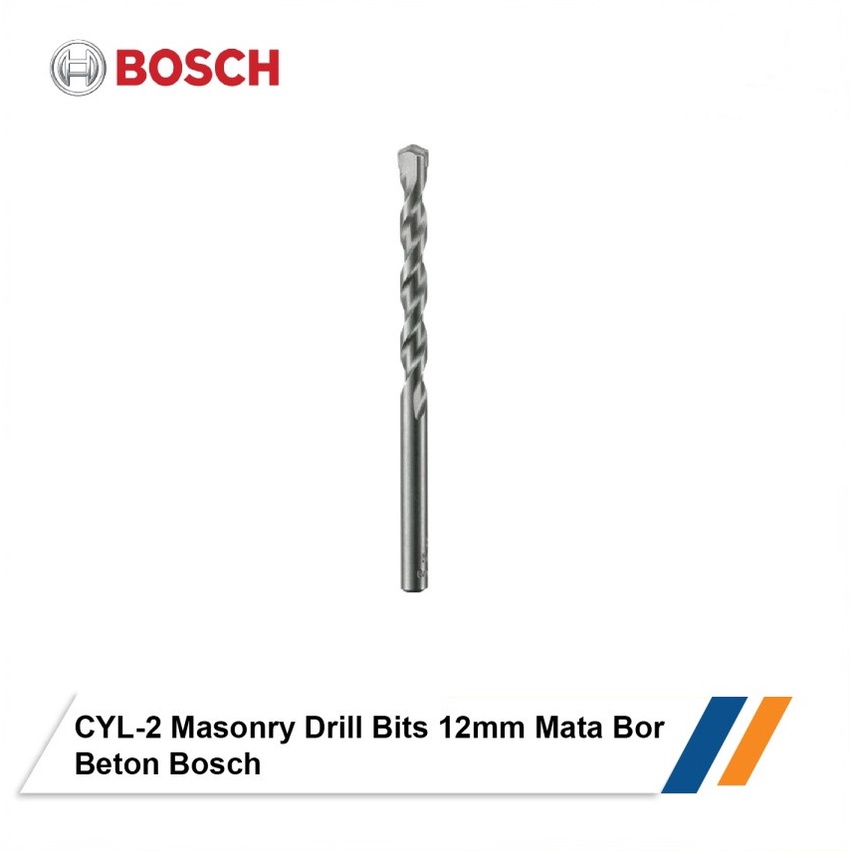MATA BOR BETON BOSCH 12 MM CYL-2 BORR BETON / BOR TEMBOK DRILL CONCRETE GERMANY ORIGINAL BERKUALITAS