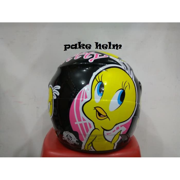 BEST QUALITY HELM GM EVOLUTION MOTIF TWEETY HITAM
