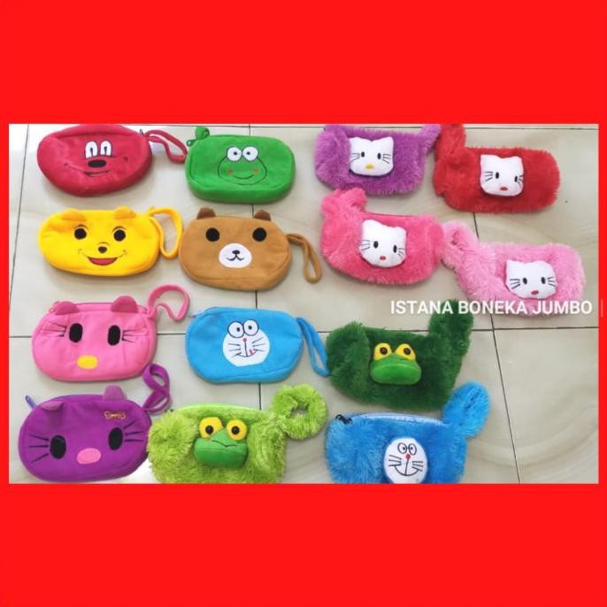 Ibj Dompet Karakter Doraemon Hello Kitty Keropi Untuk Hp 6 Inci