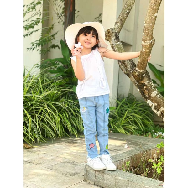 Afsheenastore Celana Panjang Anak Girly Jeans Annabelle 2-10T