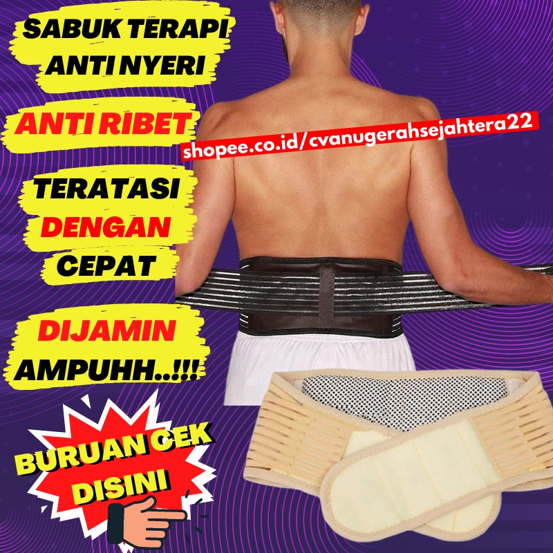 Sabuk Olahraga Terapi Pinggang Alat Terapi Sabuk Kesehatan GI62