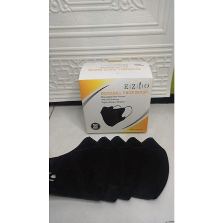 masker duckbill face mask hitam/masker/murah/masker duckbill