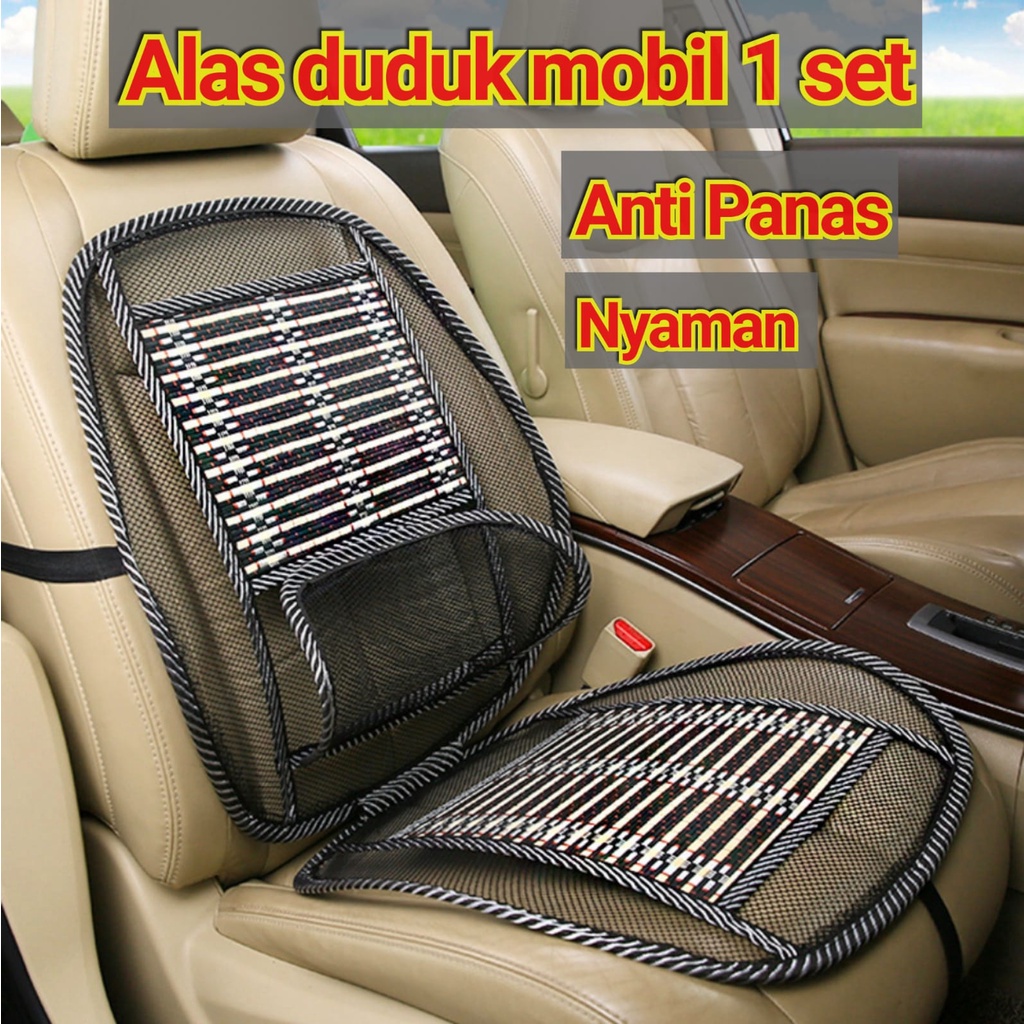 Alas Mobil Duduk Anti Panas Mobil - 1 set Mobil Sandaran Car Seat