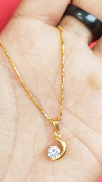 Kalung titanium asli,awet,tahan lama,tidak luntur