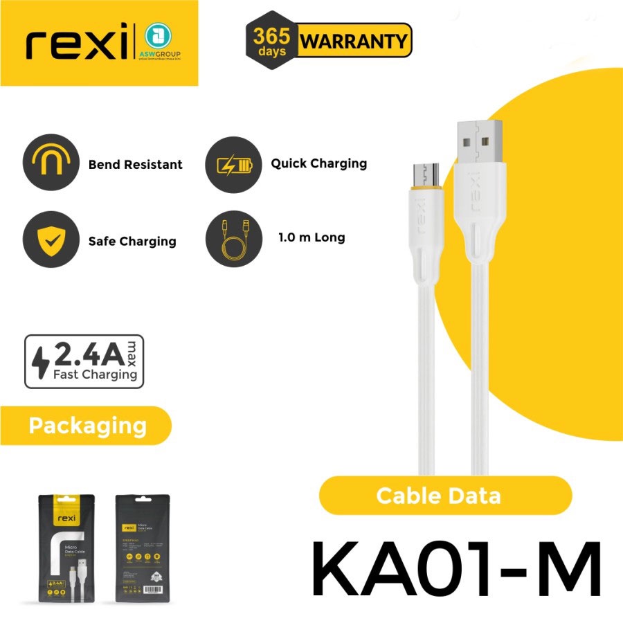 KABEL MICRO REXI QUICK CHARGE 2.4A KA01-M