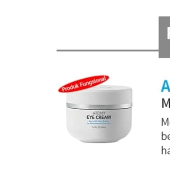 Pengiriman Cepat Atomy eye cream ON SALE
