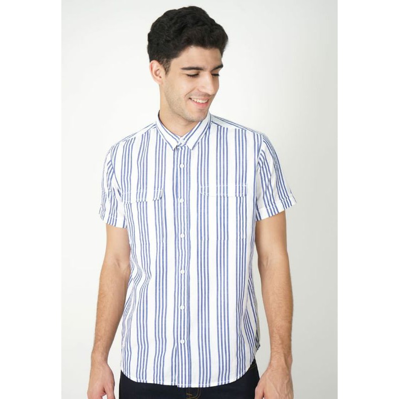 kemeja pendek cowok lois original KLS 012