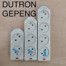 Stop Kontak Gepeng Lubang 2 / 3 / 4 / Stop Kontak Tipis Dutron