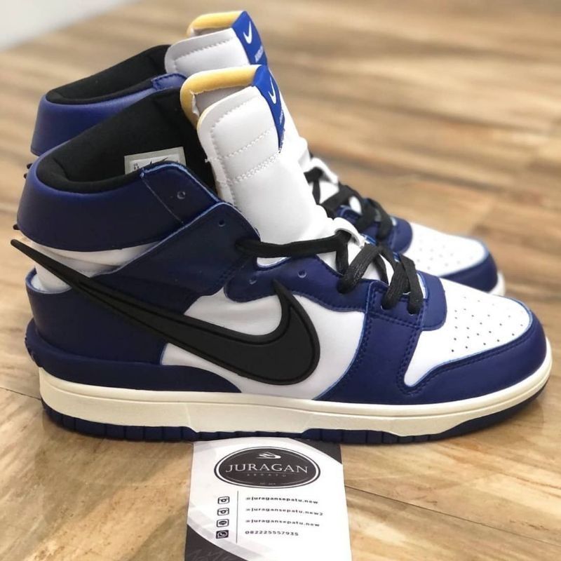 Nike Dunk High x AMBUSH &quot;Deep Royal&quot;