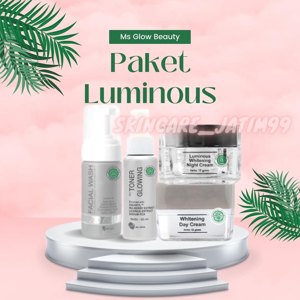 Ms Glow Paket Luminous/Paket Luminous Ms Glow/Paket Wajah Luminous Ms Glow