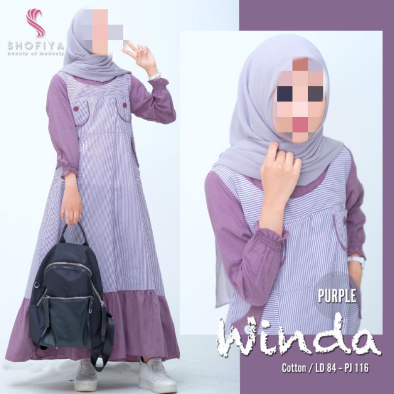 Gamis Remaja Winda by Shofiya Ori Sabila BTC Solo