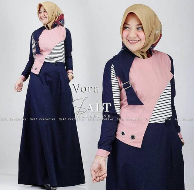 Vora dres/ gamis vora / busana muslim / dres maxi / gamis murah