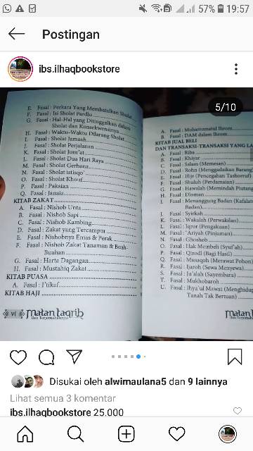 Matan taqrib dan terjemahnya