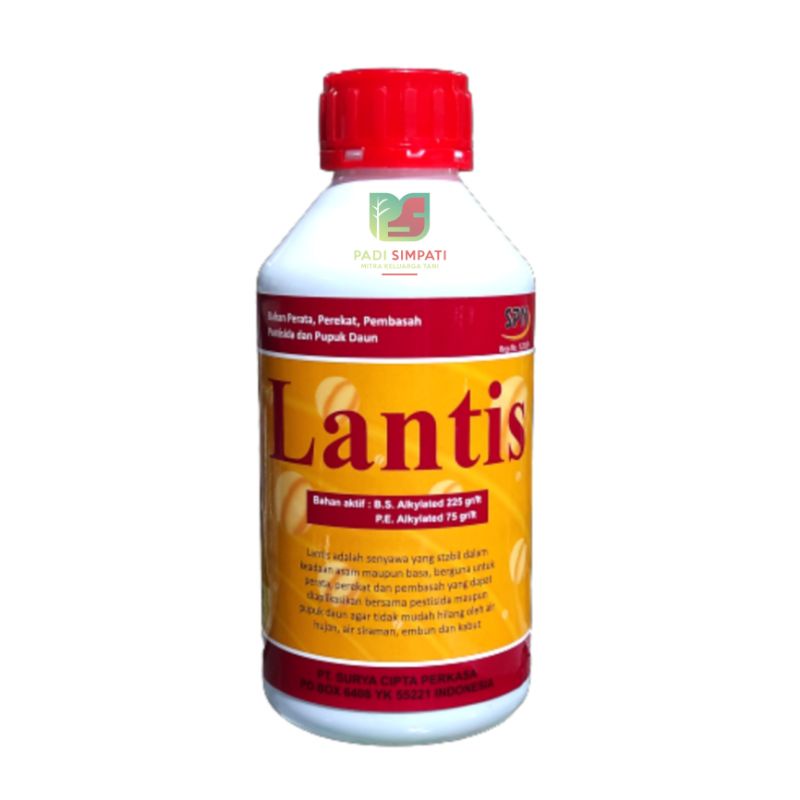 LANTIS -1Liter Perekat, Perata, Pembasah Pestisida Dan Pupuk Daun