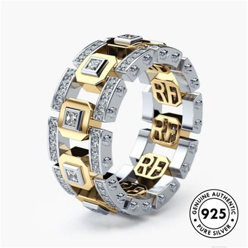 Cincin Kepribadian Kreatif Bahan S925 Sterling Silver