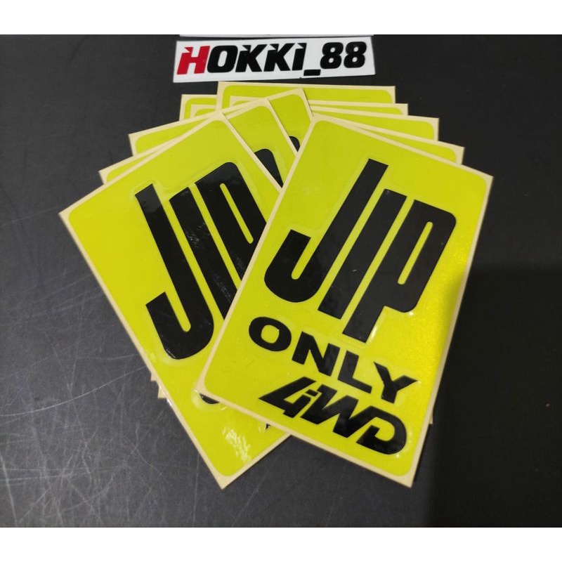 STICKER JIP ONLY CUTTING