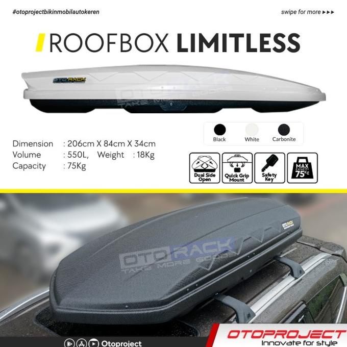 Roof Box / Roofbox Otorack Limitless Otoproject