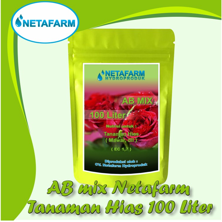 Pupuk Nutrisi AB Mix NETAFARM Tanaman Hias - 100lt