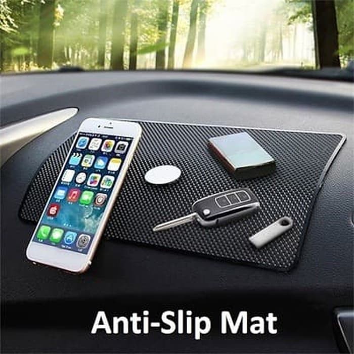Sticky Pad BESAR Anti Slip Pad Anti Sticky mat dashboard Mobil 19cmx12cm