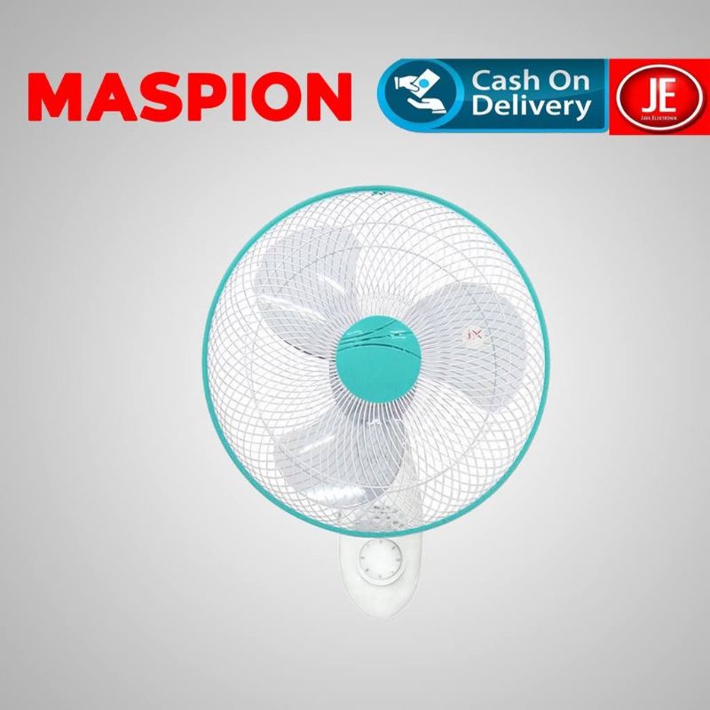 KIPAS ANGIN NEMPEL TEMPEL PASANG DI DINDING WALL FAN MASPION MWF 37K 37 K MWF37K 14 INCH IN " THERMO